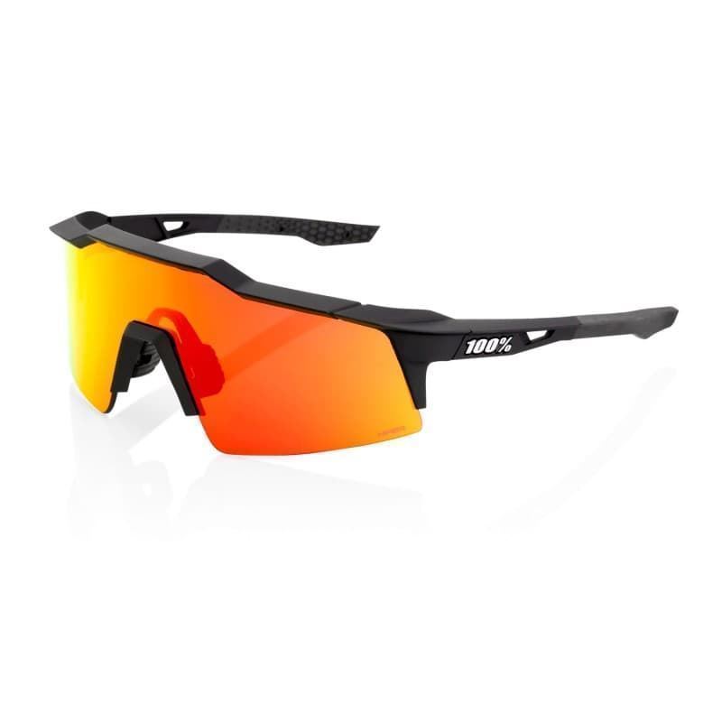 Gafas 100% SPEEDCRAFT SL "Soft Tact Black - Lente: Hiper Red Multilayer Mirror" - Imagen 1