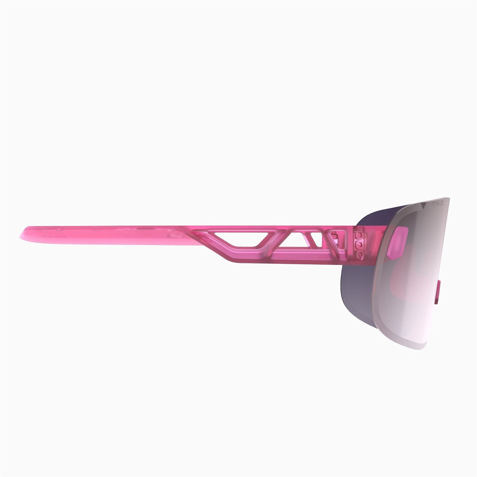 Gafas POC ELICIT "Actinium Pink Translucent / Lente: Violet Silver Mirror" - Imagen 3