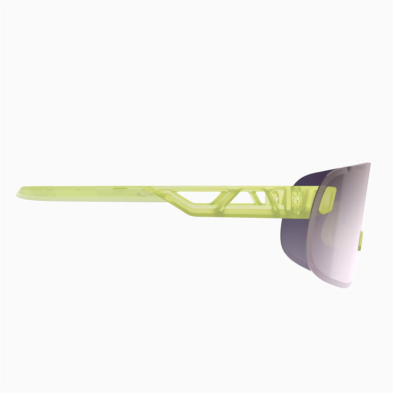 Gafas POC ELICIT "Lemon Calcite Translucent / Lente: Violet Silver Mirror" - Imagen 3