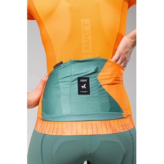 Maillot GOBIK Manga Corta CX PRO 3.0 UNISEX "TANGERINE". ÚLTIMA UNIDAD!! TALLA XXL - Imagen 2
