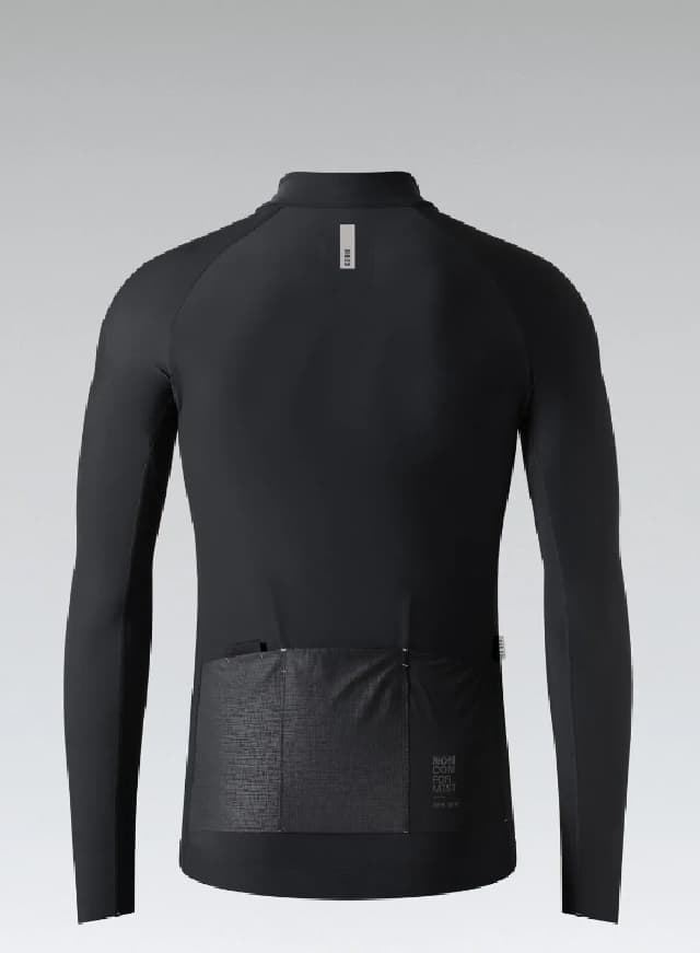 MAILLOT GOBIK MANGA LARGA HOMBRE Pacer Solid 2.0 NEGRO - Imagen 2