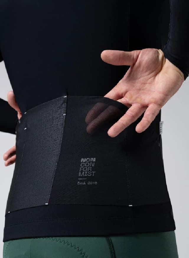 MAILLOT GOBIK MANGA LARGA HOMBRE Pacer Solid 2.0 NEGRO - Imagen 4