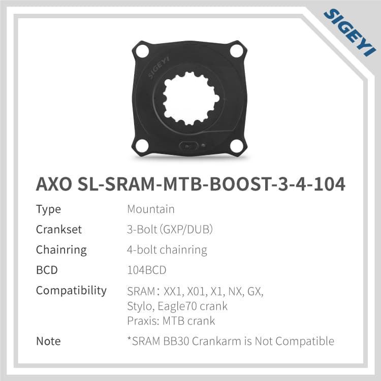NUEVO SIGEYI – Potenciómetro Araña AXO SL (SRAM-MTB-BOOST-4-104) - Imagen 2