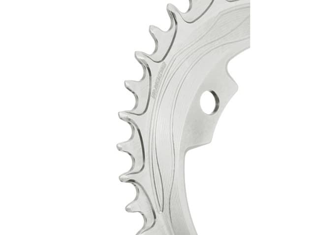 Plato Alugear 36T Redondo 104 bcd Aero Silver - Imagen 1