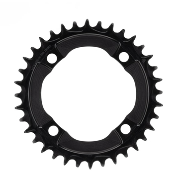 Plato Alugear 38T Redondo 104 bcd Aero Black - Imagen 1
