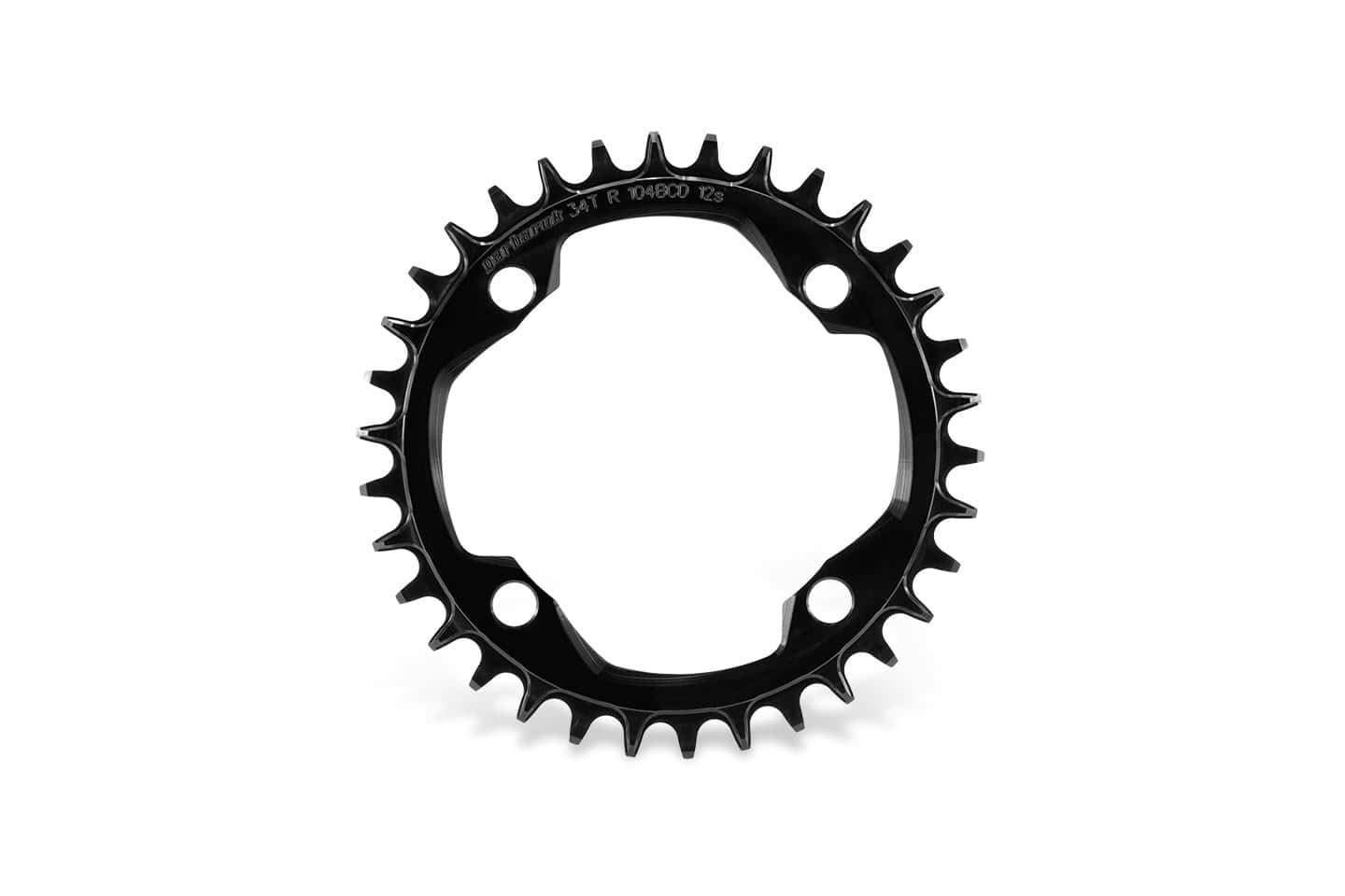 PLATO GARBARUK REDONDO 34t 104BCD NEGRO - Imagen 1