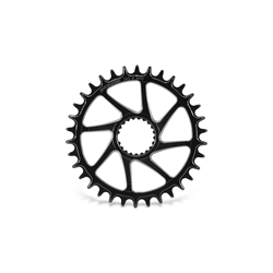 PLATO GARBARUK REDONDO DIRECT MOUNT SHIMANO M7100/M8100 (34T, BLACK) - Imagen 1
