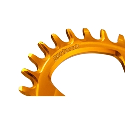 Plato Ovalado MTB de GARBARUK, 104mm, 36T, naranja - Imagen 1