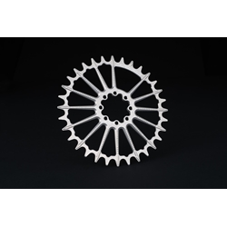 PLATO REDONDO GARBARUK DM MTB CHAINRING FOR SRAM 8-BOLT (ROUND, BOOST, 34T, SILVER) - Imagen 1