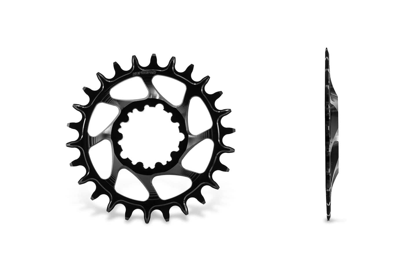 Plato Redondo MTB de GARBARUK, BOOST, 34T, negro - Imagen 1