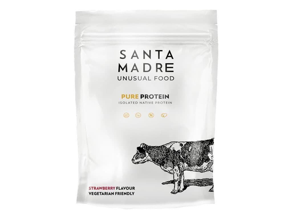 Proteína SANTA MADRE PURE PROTEIN "Fresa", 1000g - Imagen 1