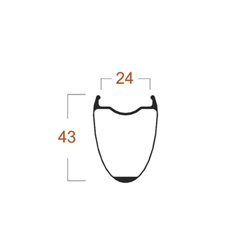 REPARTO CORSE 43 GRAVEL JUEGO DE RUEDAS GRAVEL - Imagen 2