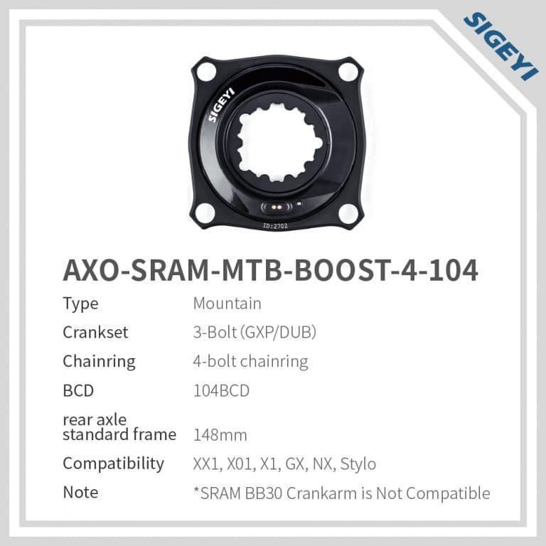 SIGEYI – Potenciómetro Araña AXO (SRAM-MTB-BOOST-4-104) - Imagen 4