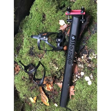 Tija de sillín en carbono ALPCROSS COMPONENTS DIE STÜTZE LT (31,6 X 400MM) - MATE - Imagen 2