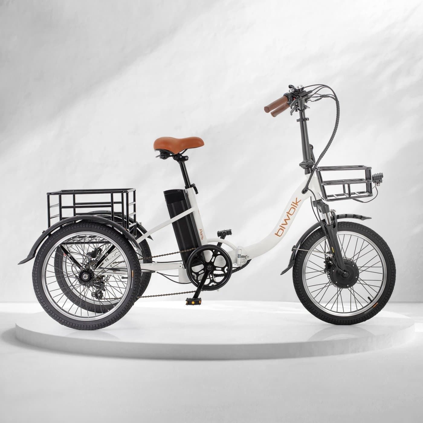 TRICICLO E-BIKE BIWBIK PARIS 12Ah CON ACELERADOR EN EL PUÑO - Imagen 4