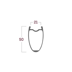 VELOMANN PLUTONIUM 50mm HG11 JUEGO DE RUEDAS CARRETERA - Imagen 2