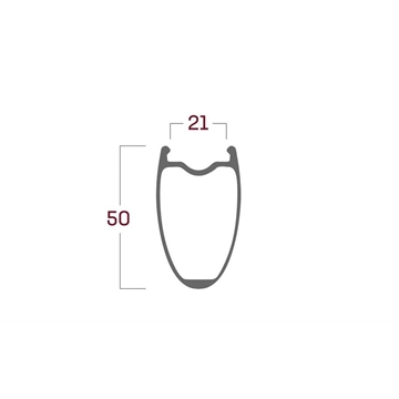 VELOMANN PLUTONIUM 50mm HG11 JUEGO DE RUEDAS CARRETERA - Imagen 2