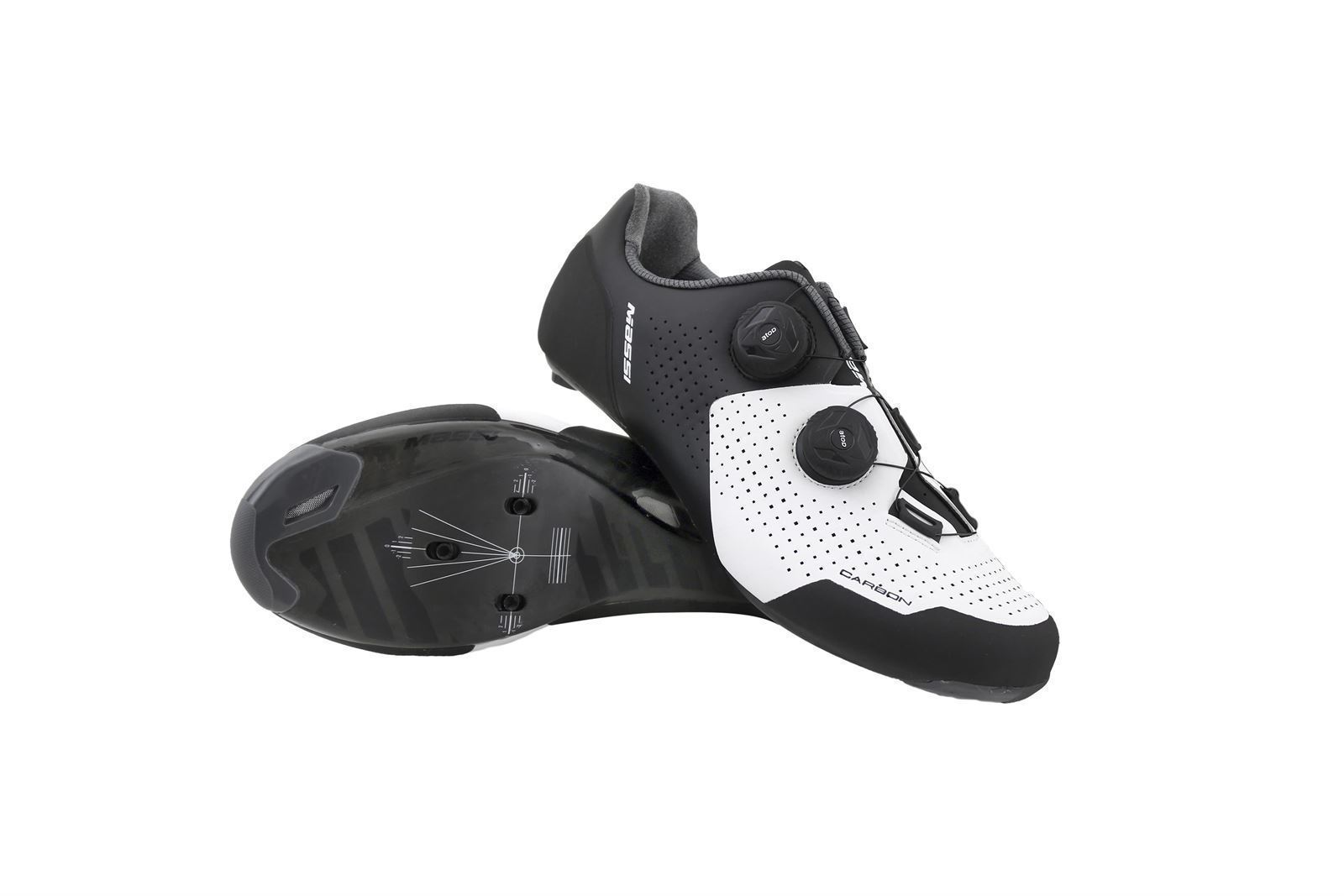 Zapatillas Carretera MASSI PROTEAM CARBON Blanco - SUPER PRECIO!!!! - Imagen 1